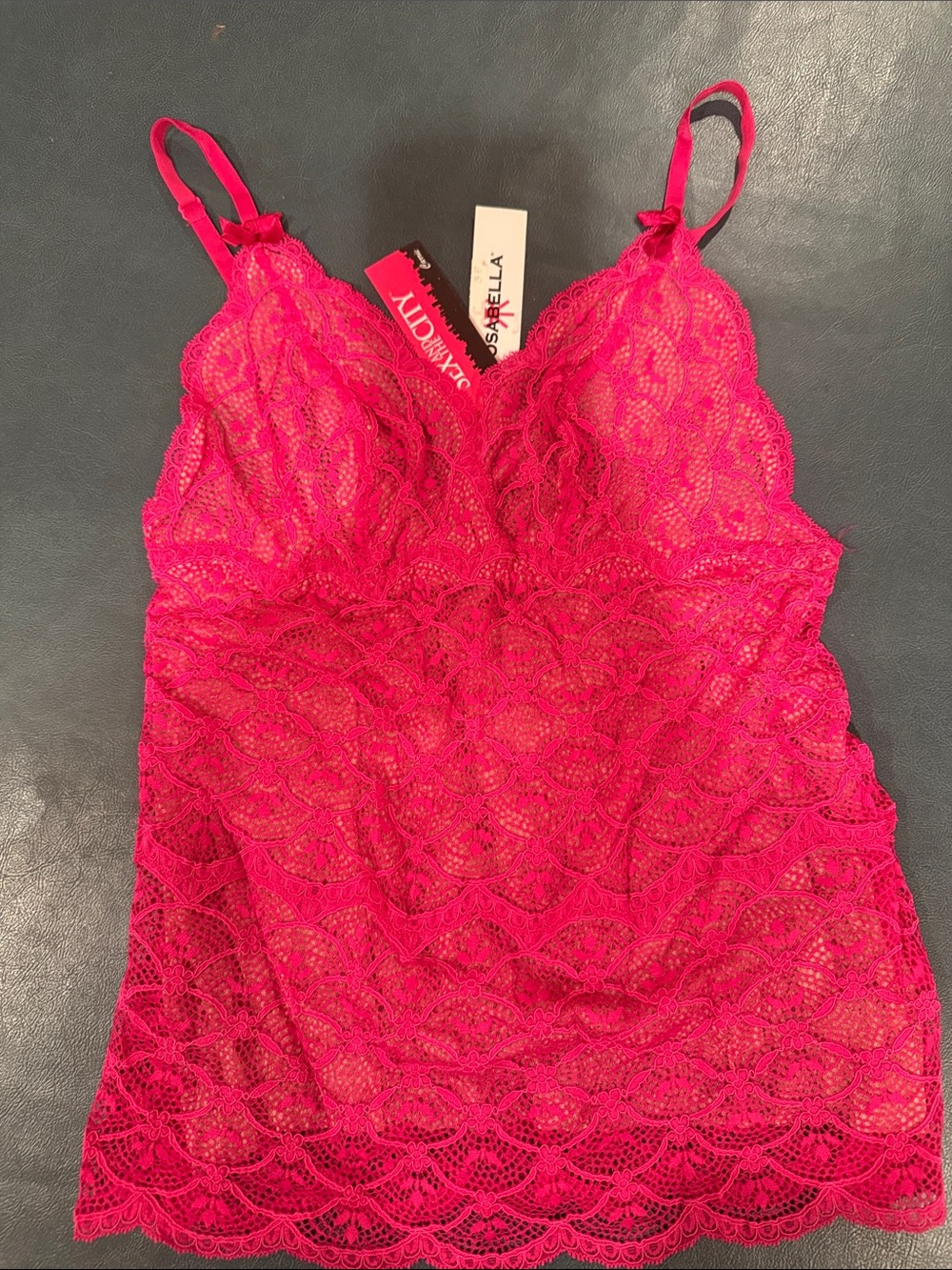 Pink Lace Camisole